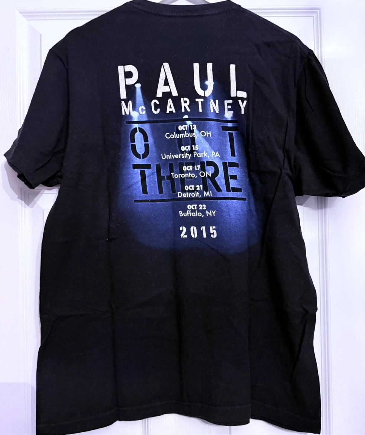 Paul McCartney Out There Tour T-Shirt Size L - photo 2