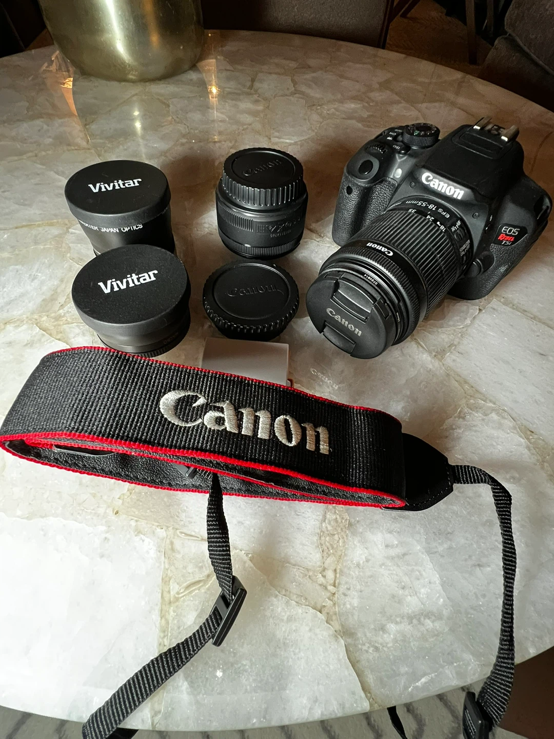 Canon EOS Rebel T5i DSLR Camera with Lenses and Accessories