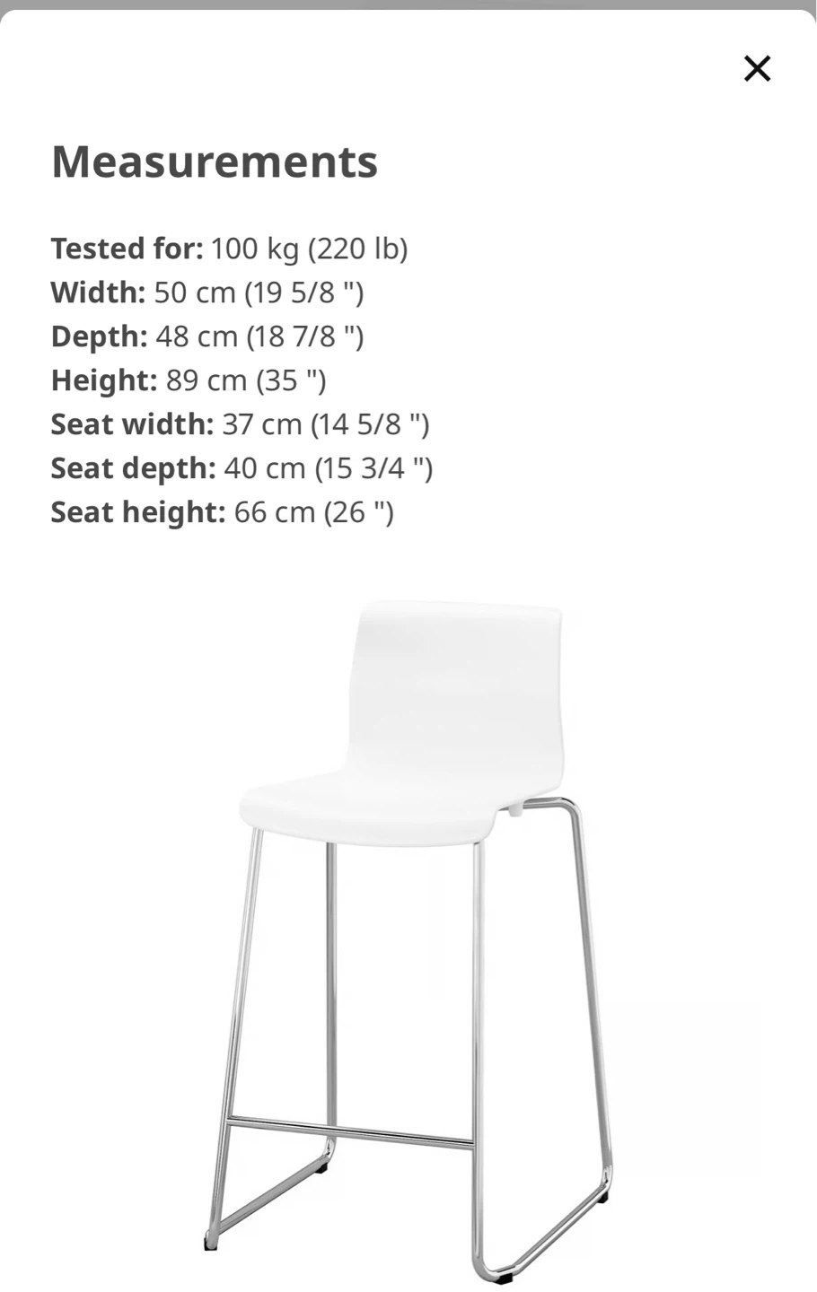 Pair of Black Bar Stools