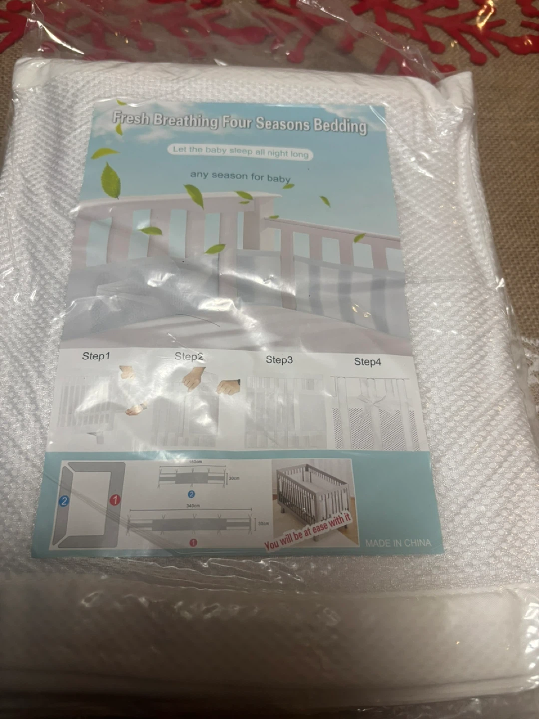 Flickers Crib Mesh Liner (3 or 4 Sides)