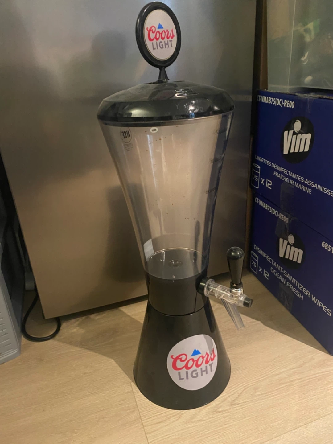 Coors Light Beer Tower Dispenser