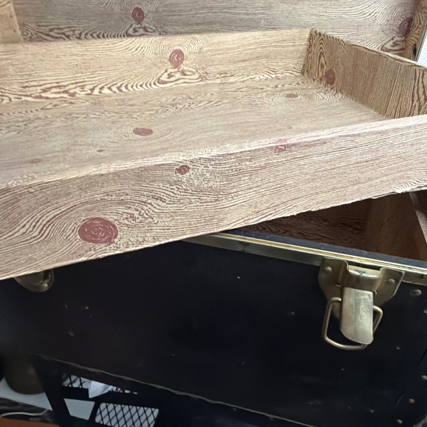 Vintage Steamer Trunk Storage Chest