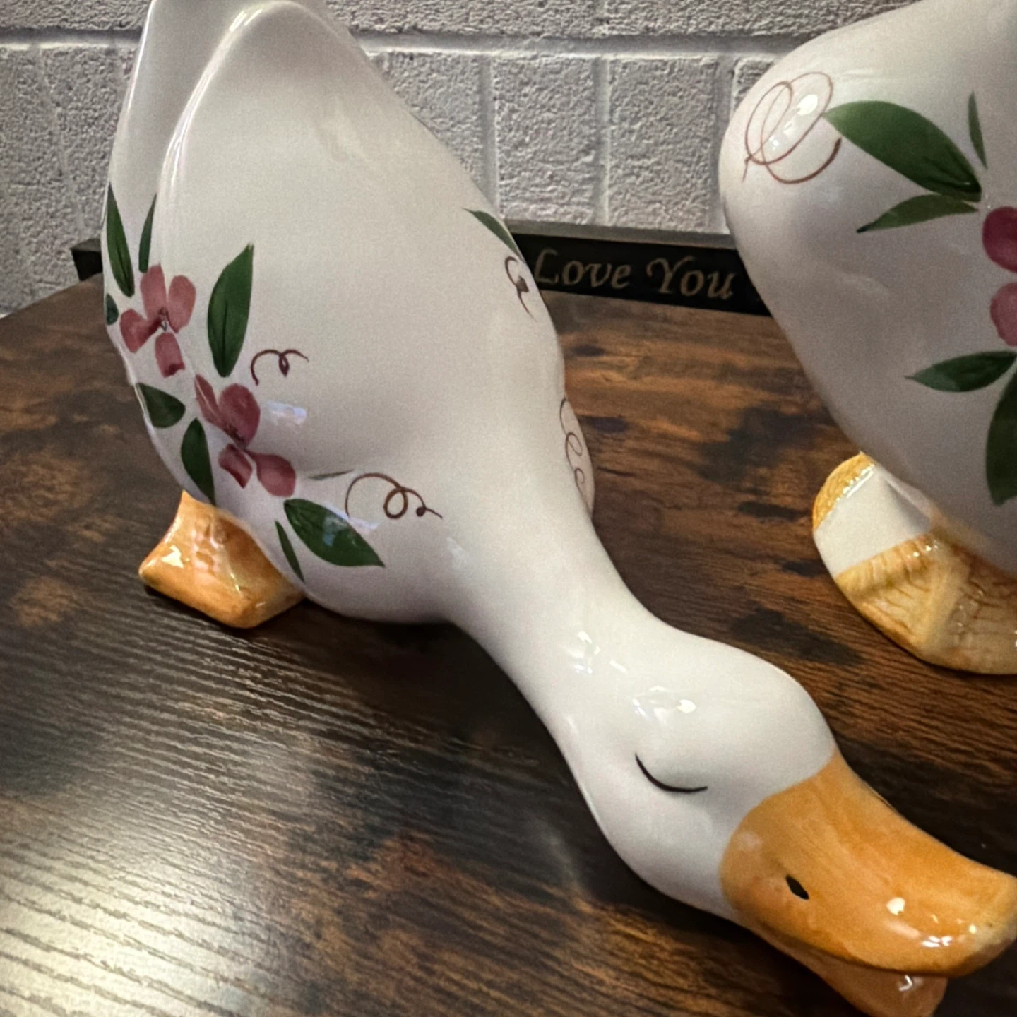 Vintage Ceramic Duck Figurines - Set of 2 - photo 2