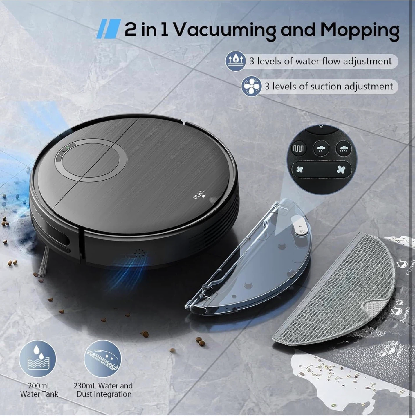 Brand New Robot Vacuum & Mop Combo (2-in-1) – Smart Cleaning - photo 2