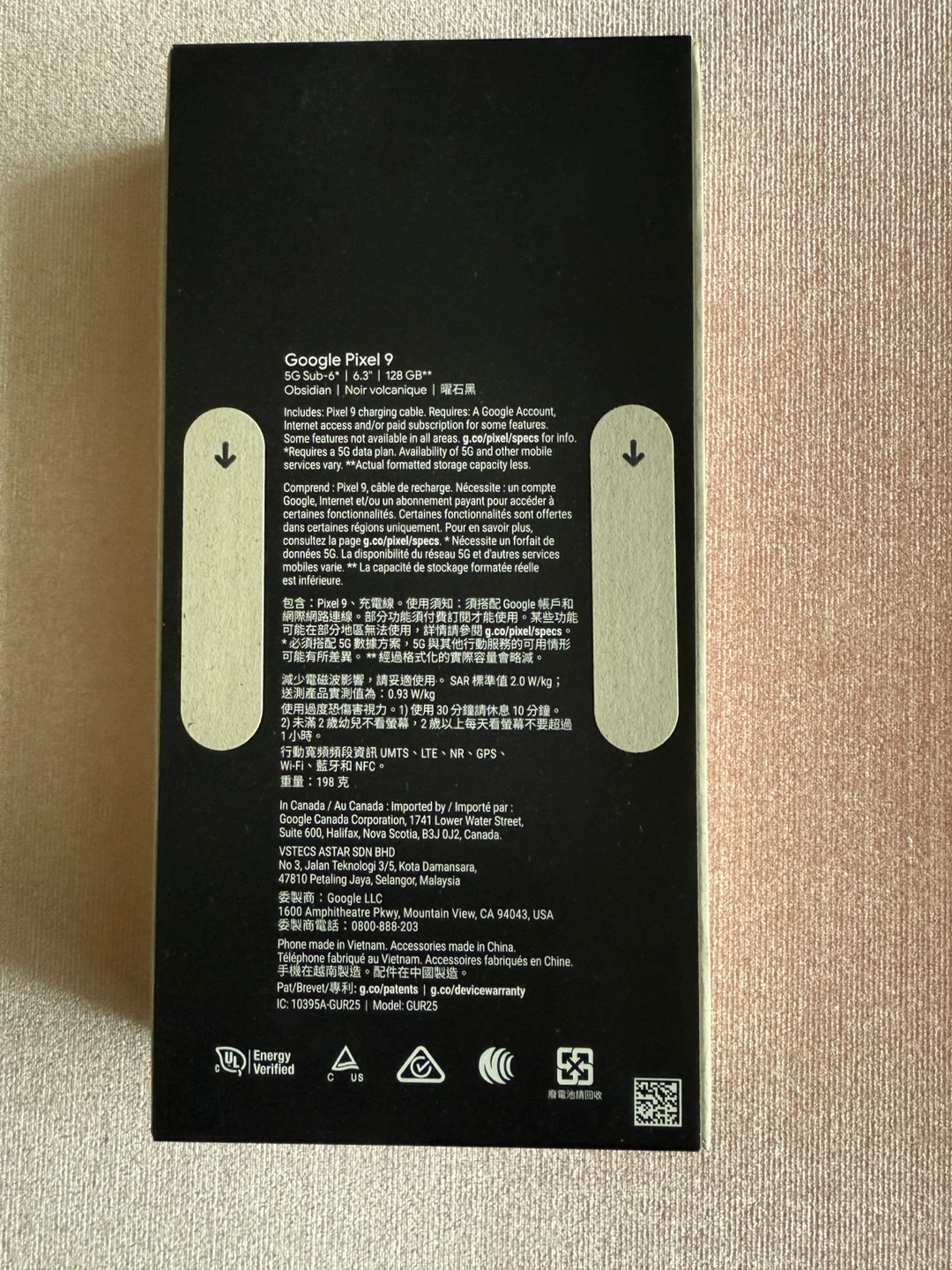 NEW SEALED: Google Pixel 9 Obsidian 128 GB - photo 2
