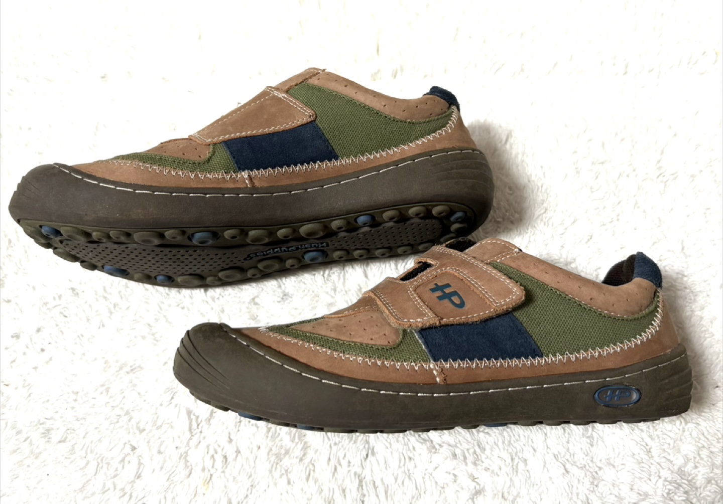 Hush Puppies Brown Green Shoes - US 3 - photo 2