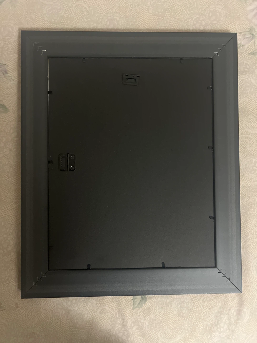Dark Wood Picture Frame with White Mat - photo 2