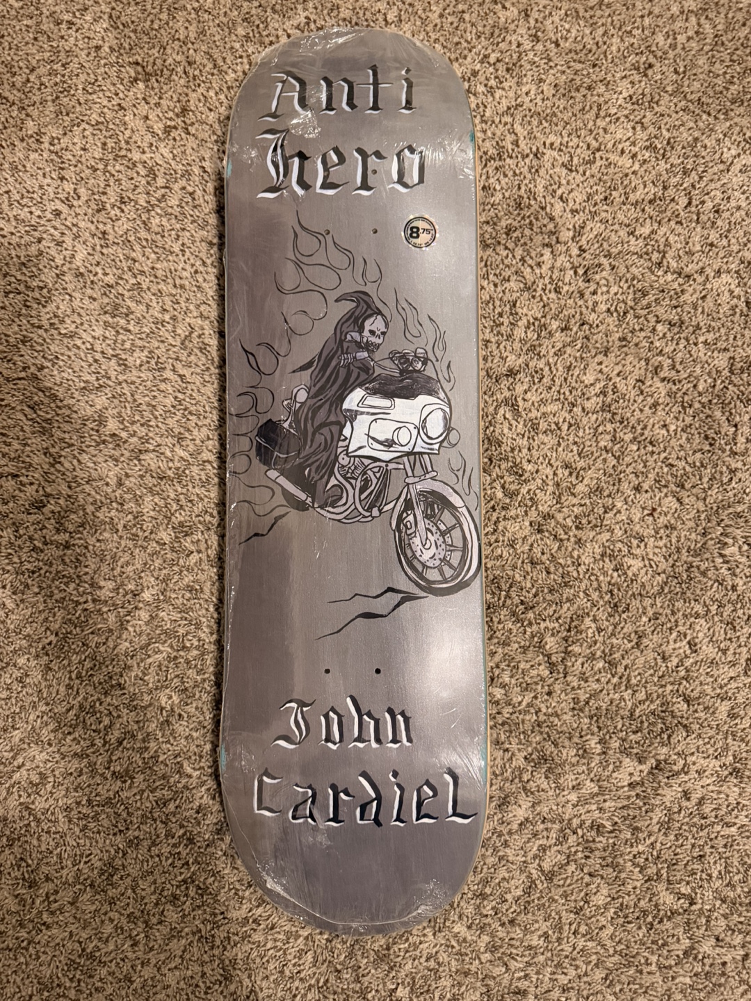 Anti Hero John Cardiel Skateboard Deck 8.75