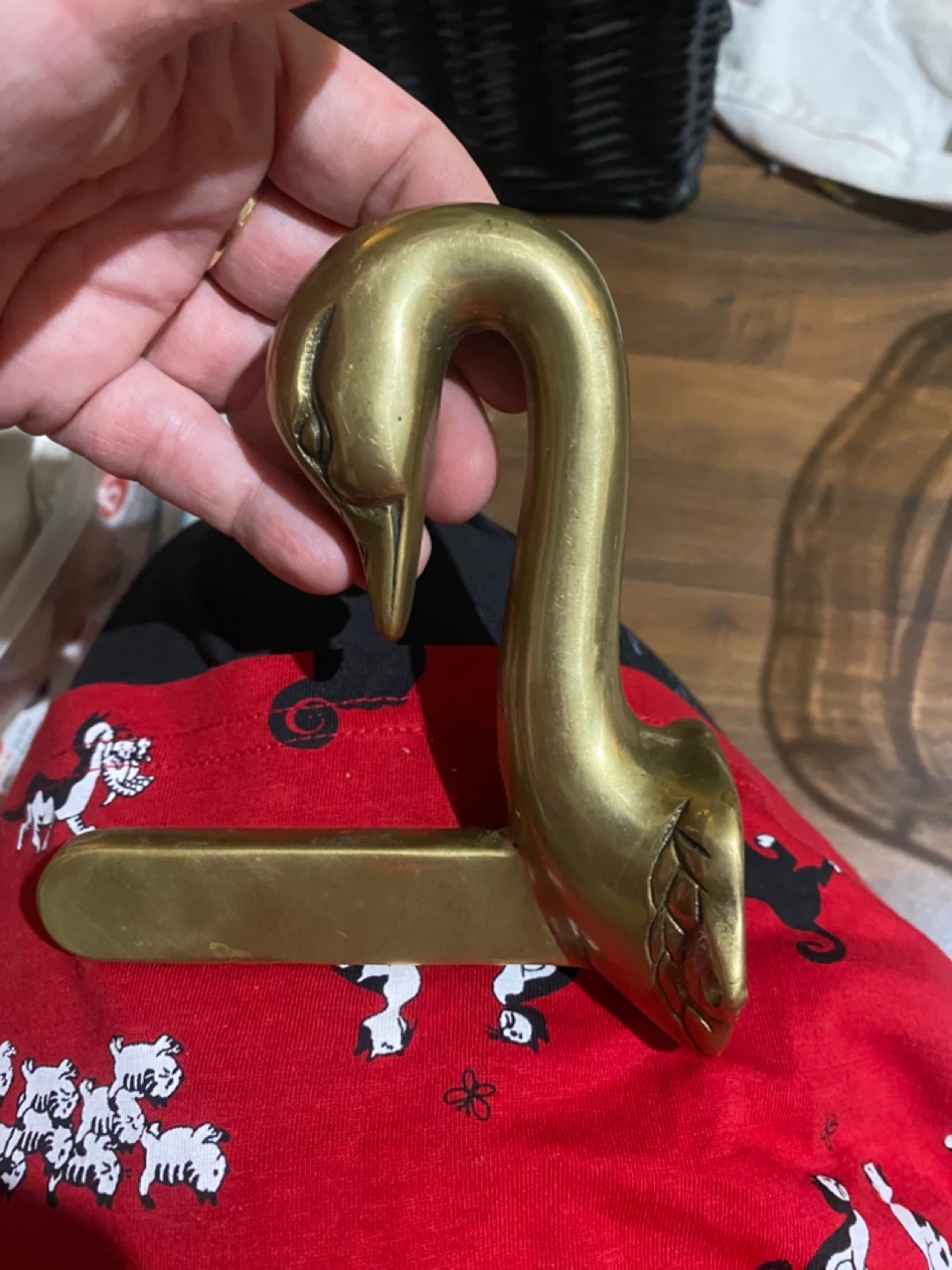 Brass Swan Hook - photo 3