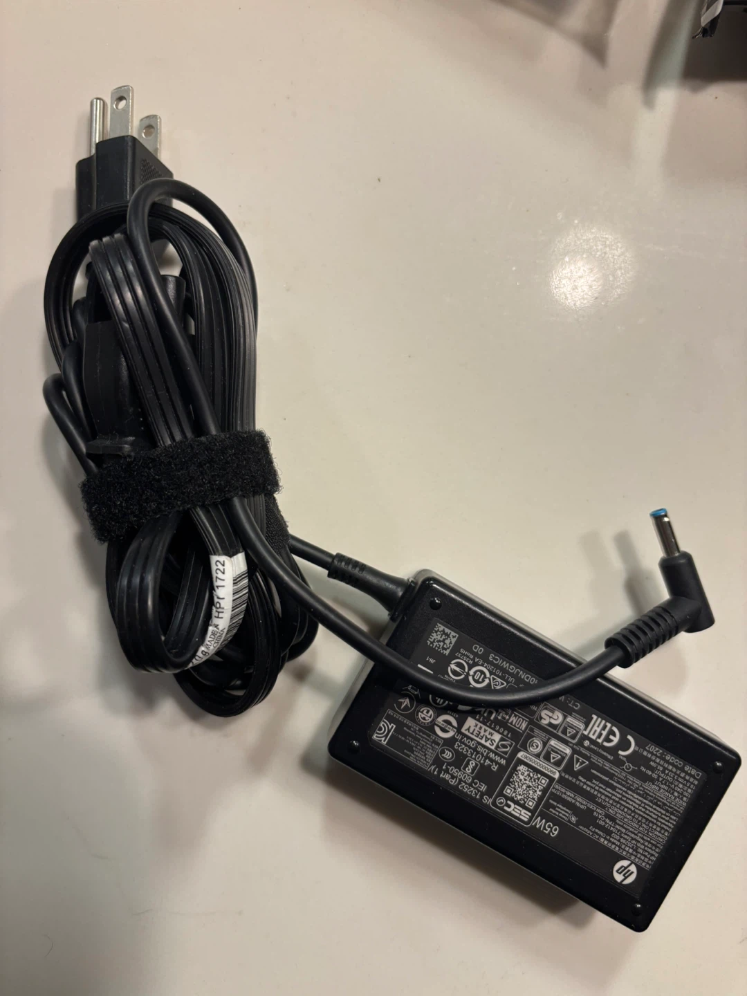 HP 65W Laptop Power Adapter AC Adapter 19.5V 3.33A