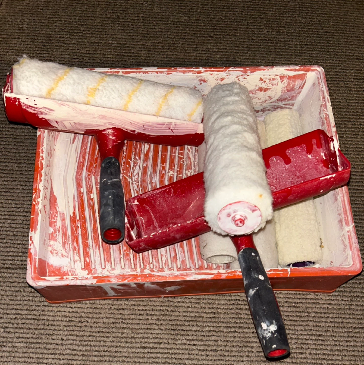 Paint Roller Set with Tray and Rollers - photo 2
