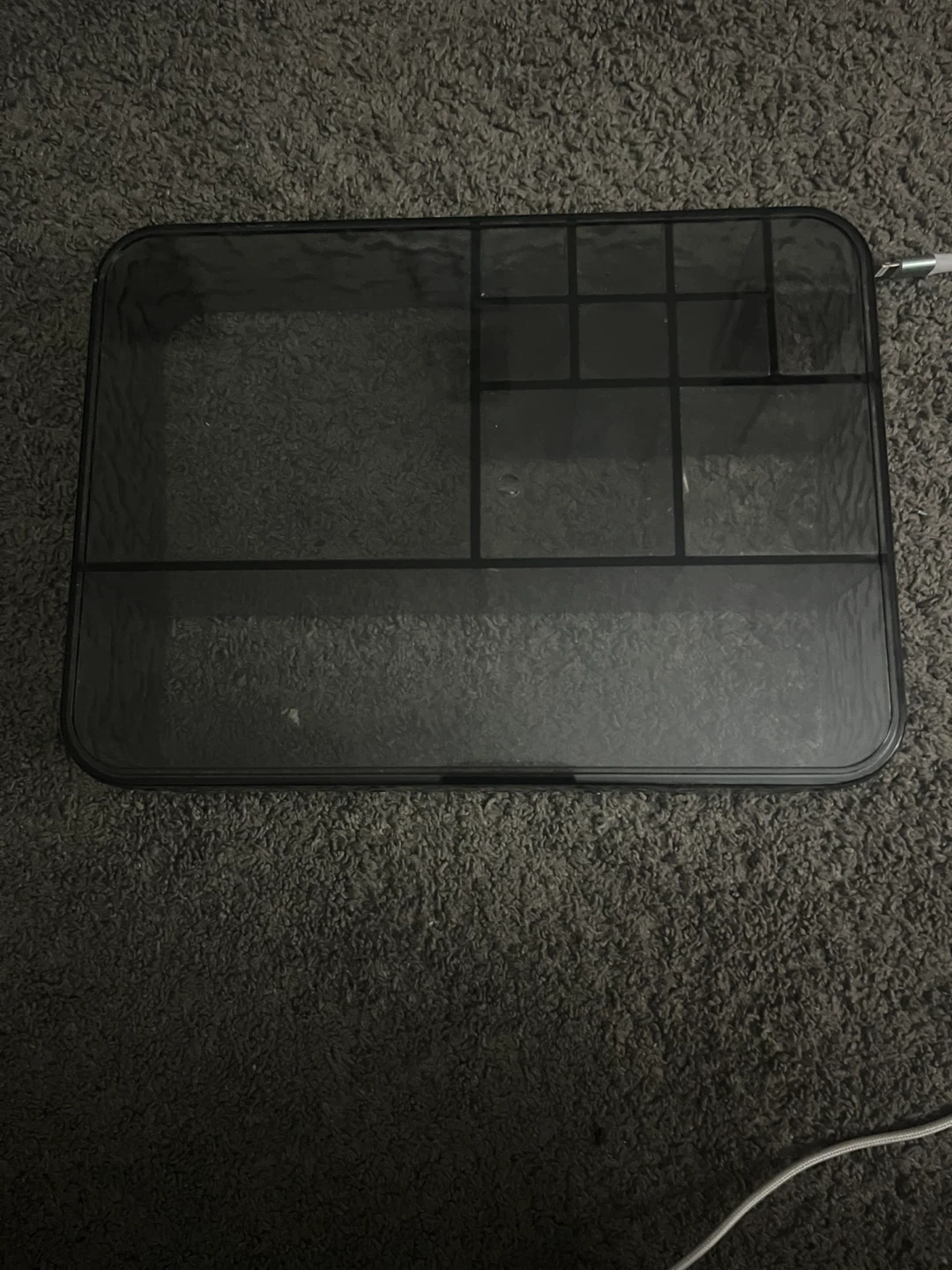 Dark Grey Multi-Compartment Organizer Tray - photo 5
