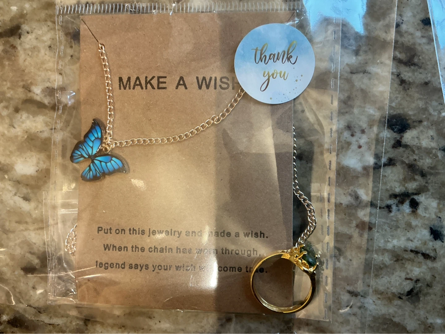 Birthday or any occasions,Necklace and Ring Set - photo 3