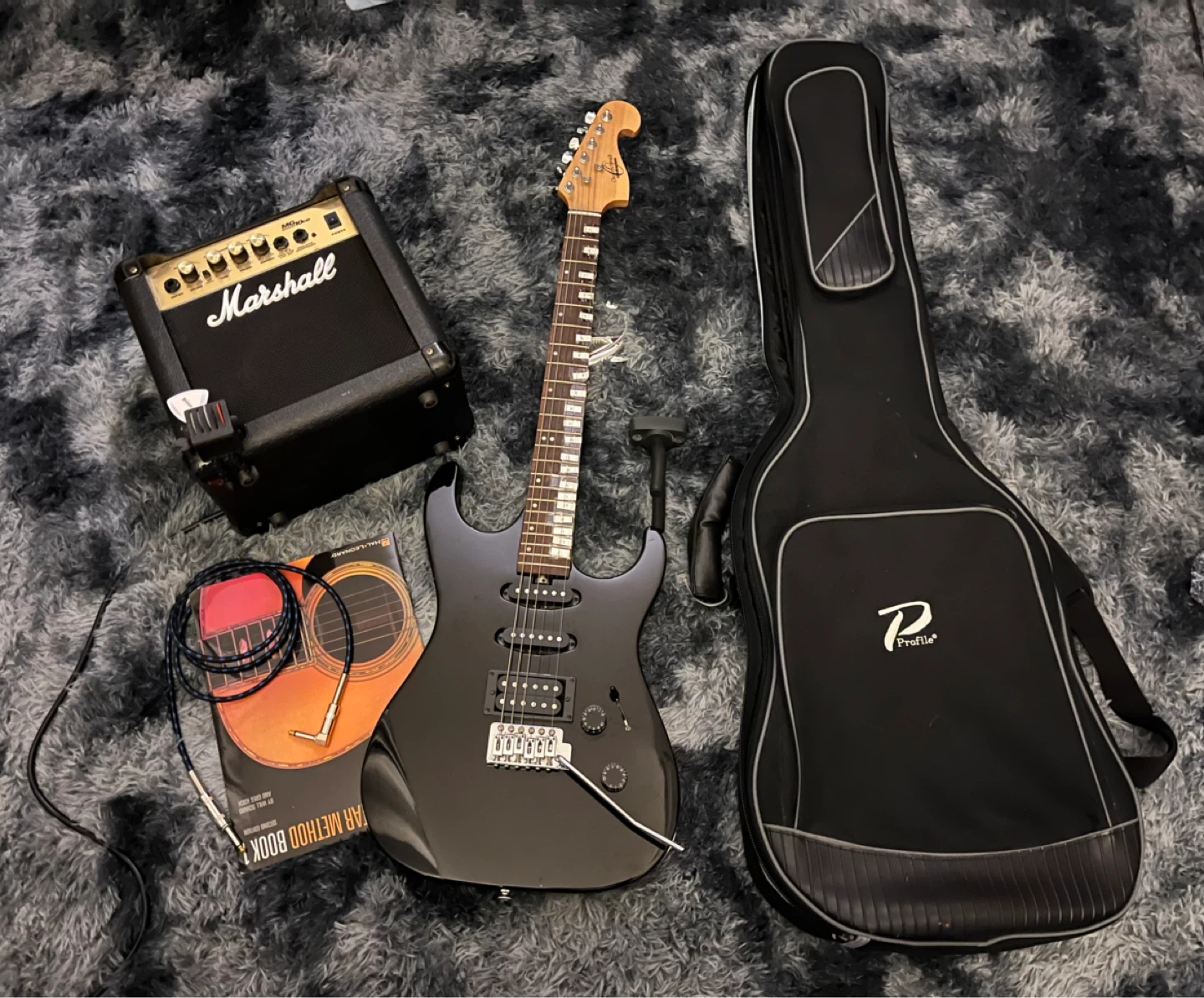 Electric Guitar Package bundle with 12 pieces