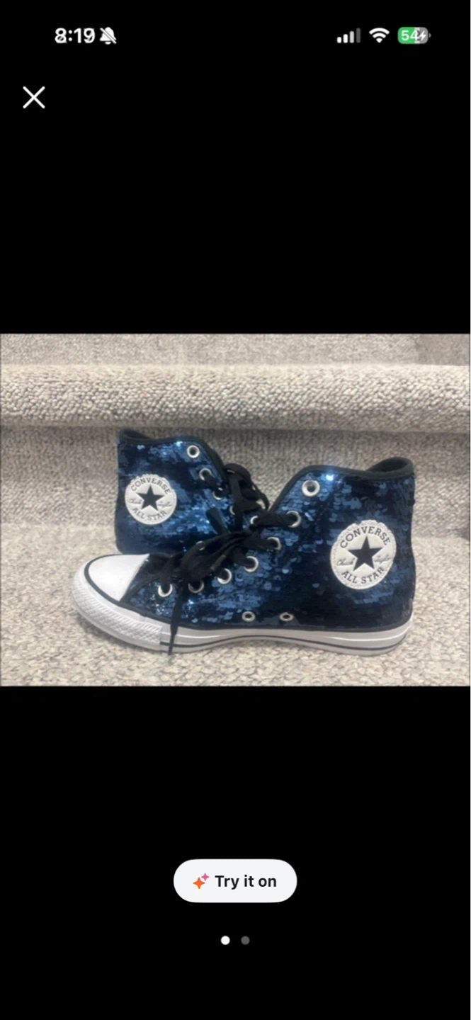 Converse All Star High Top Sequin Sneakers - photo 3