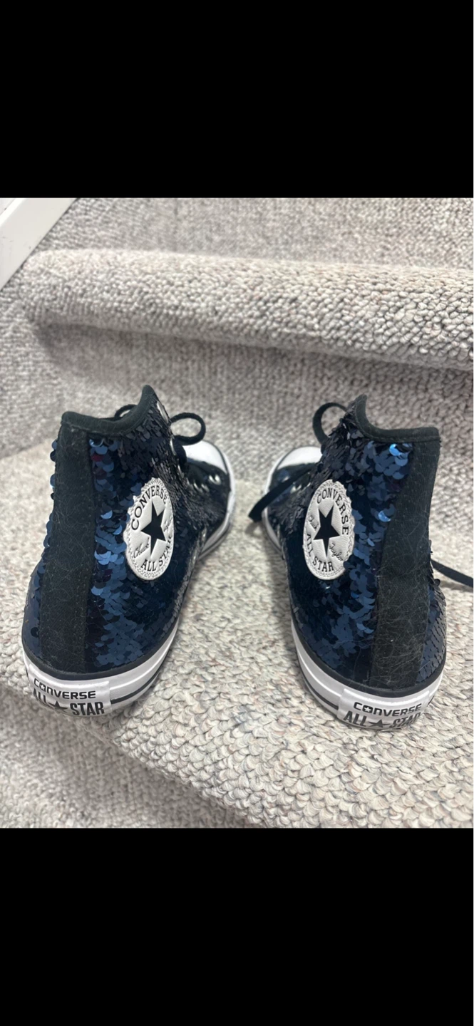Converse All Star High Top Sequin Sneakers - photo 2
