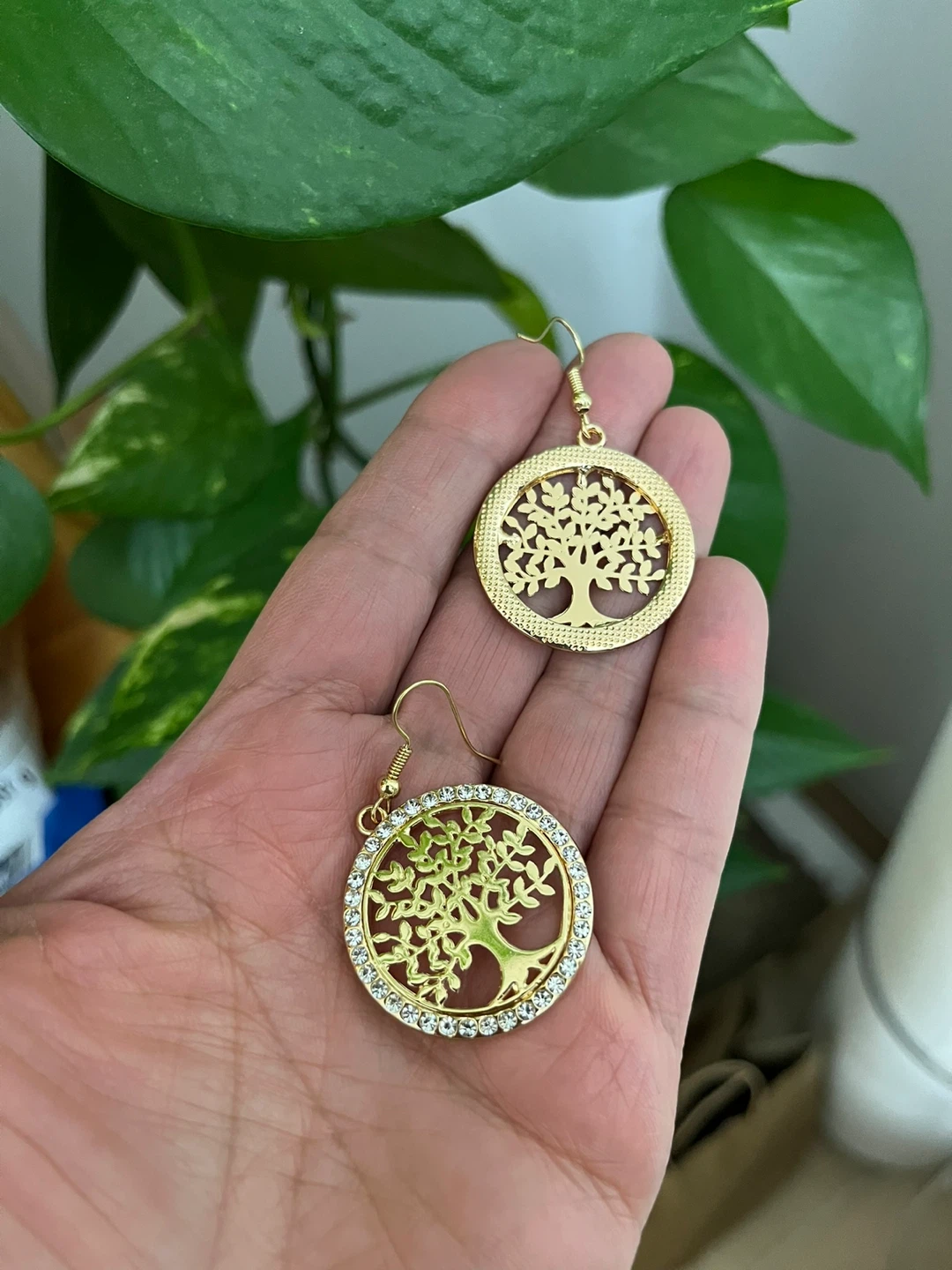 Gold Tree of Life Earrings