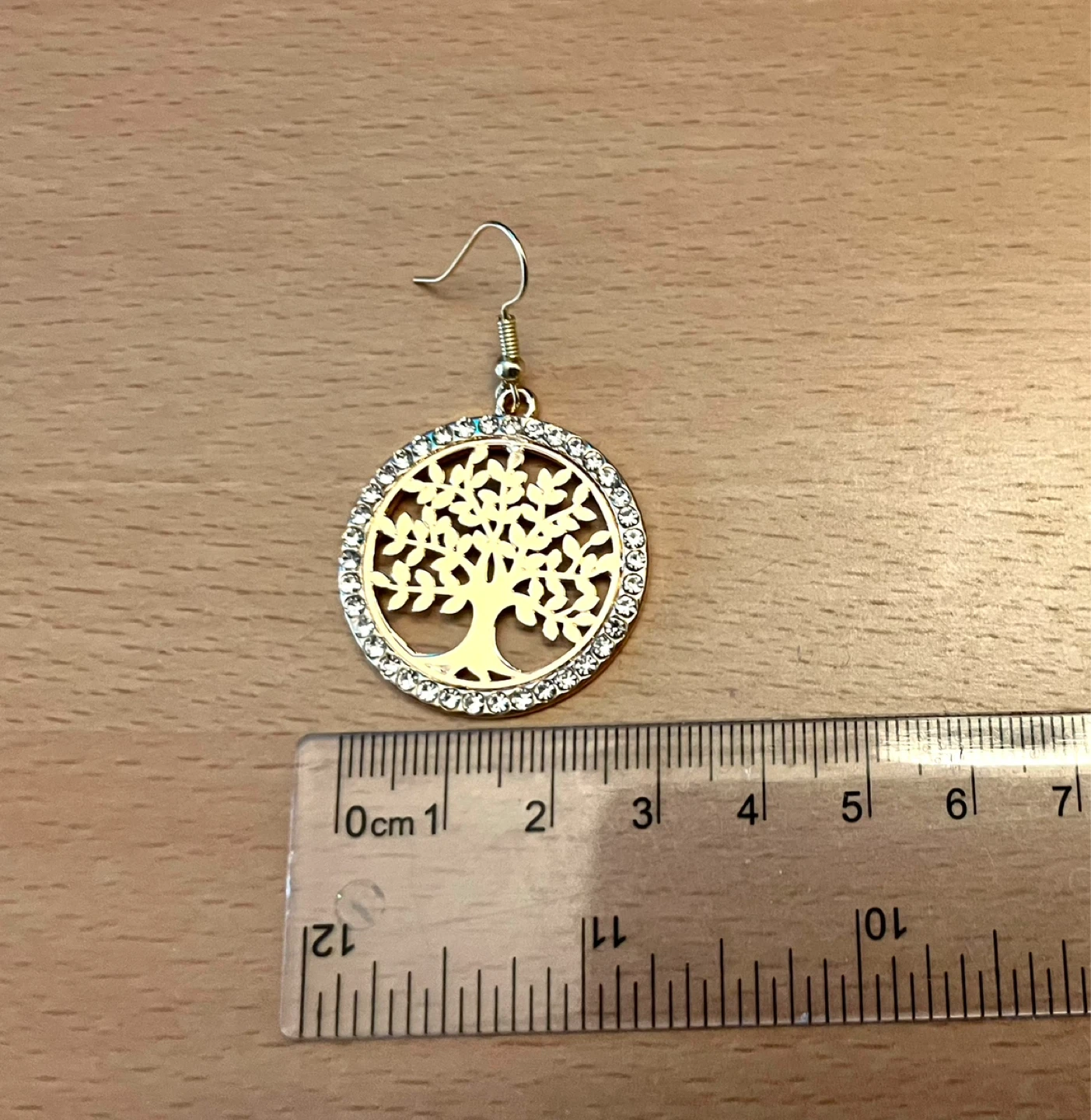 Gold Tree of Life Earrings - photo 4