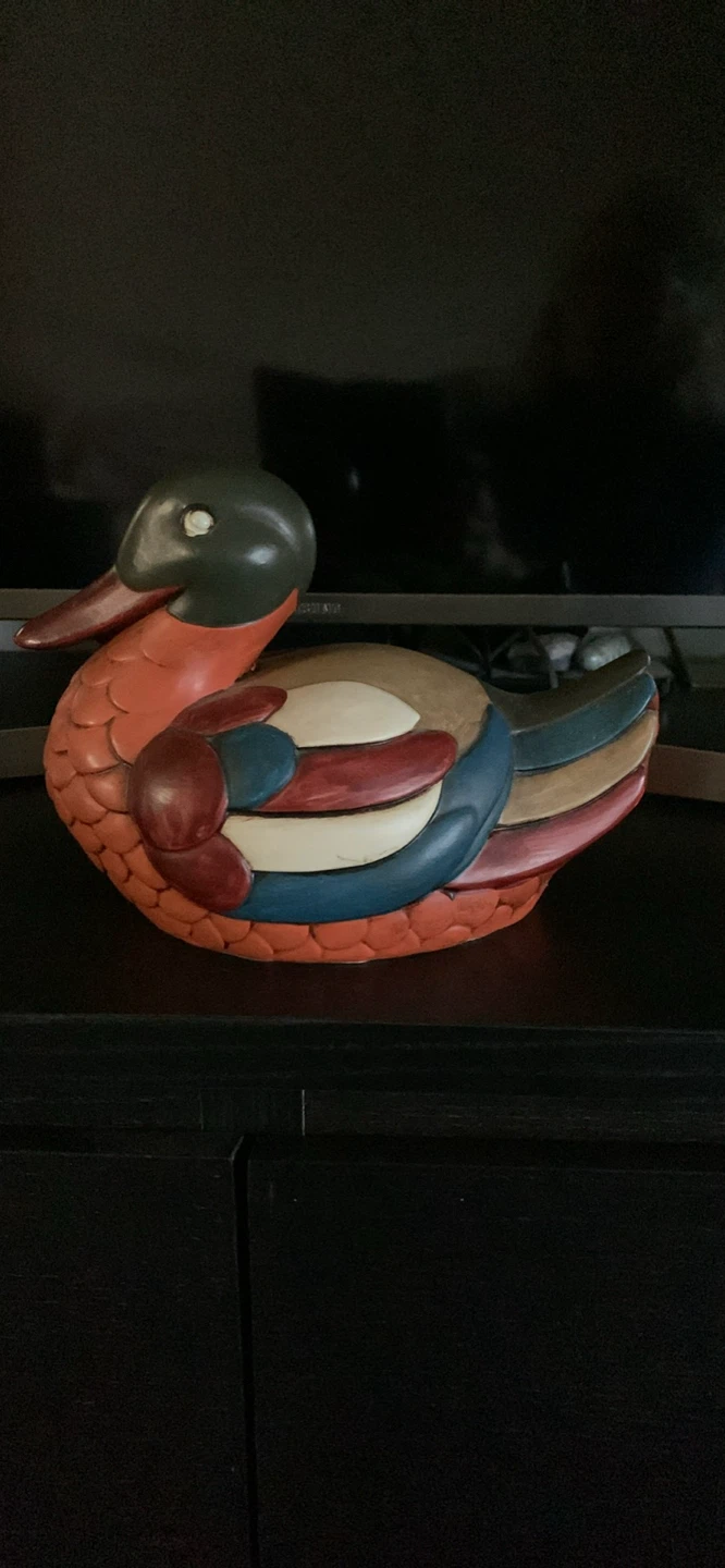 Hand-Painted Ceramic Duck Figurine - Made in Portugal - photo 5
