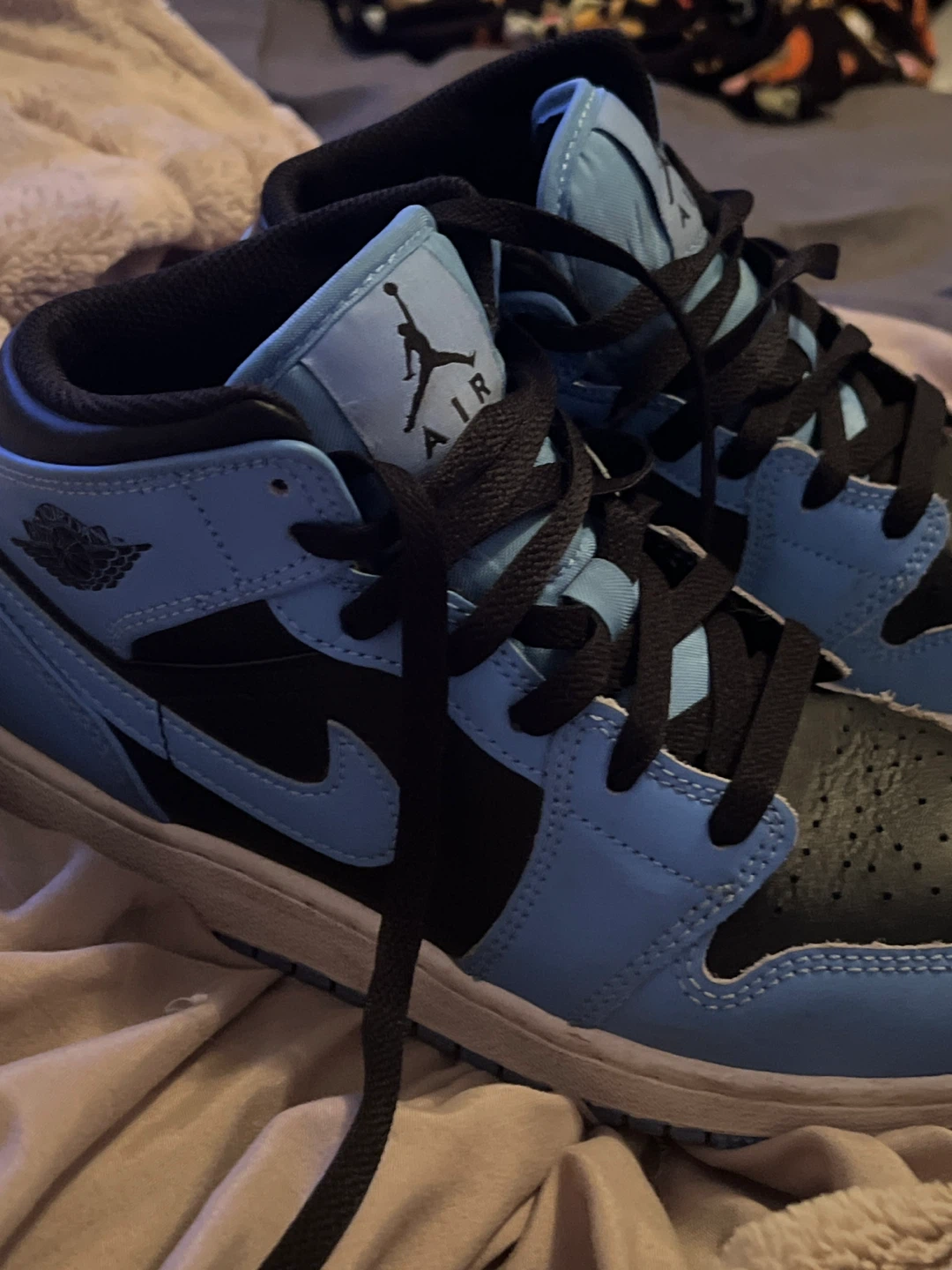 Air Jordan 1 Mid SE Blue Black - photo 3