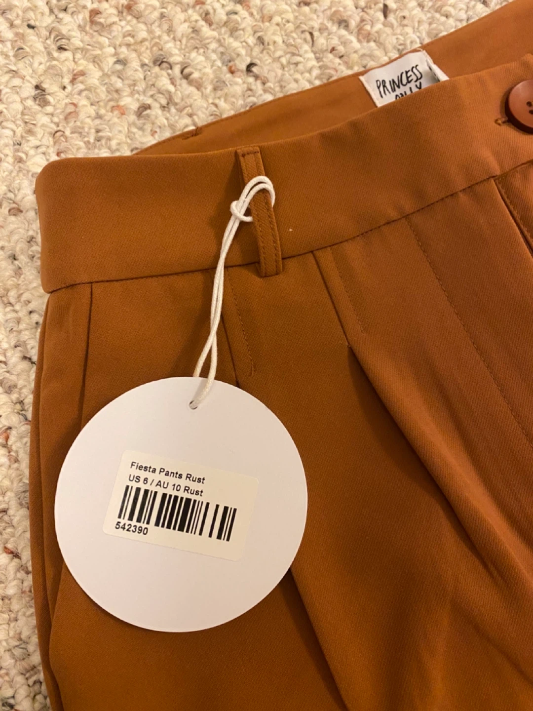 Princess Polly Fiesta Pants Rust US 8 / AU 10 - photo 2