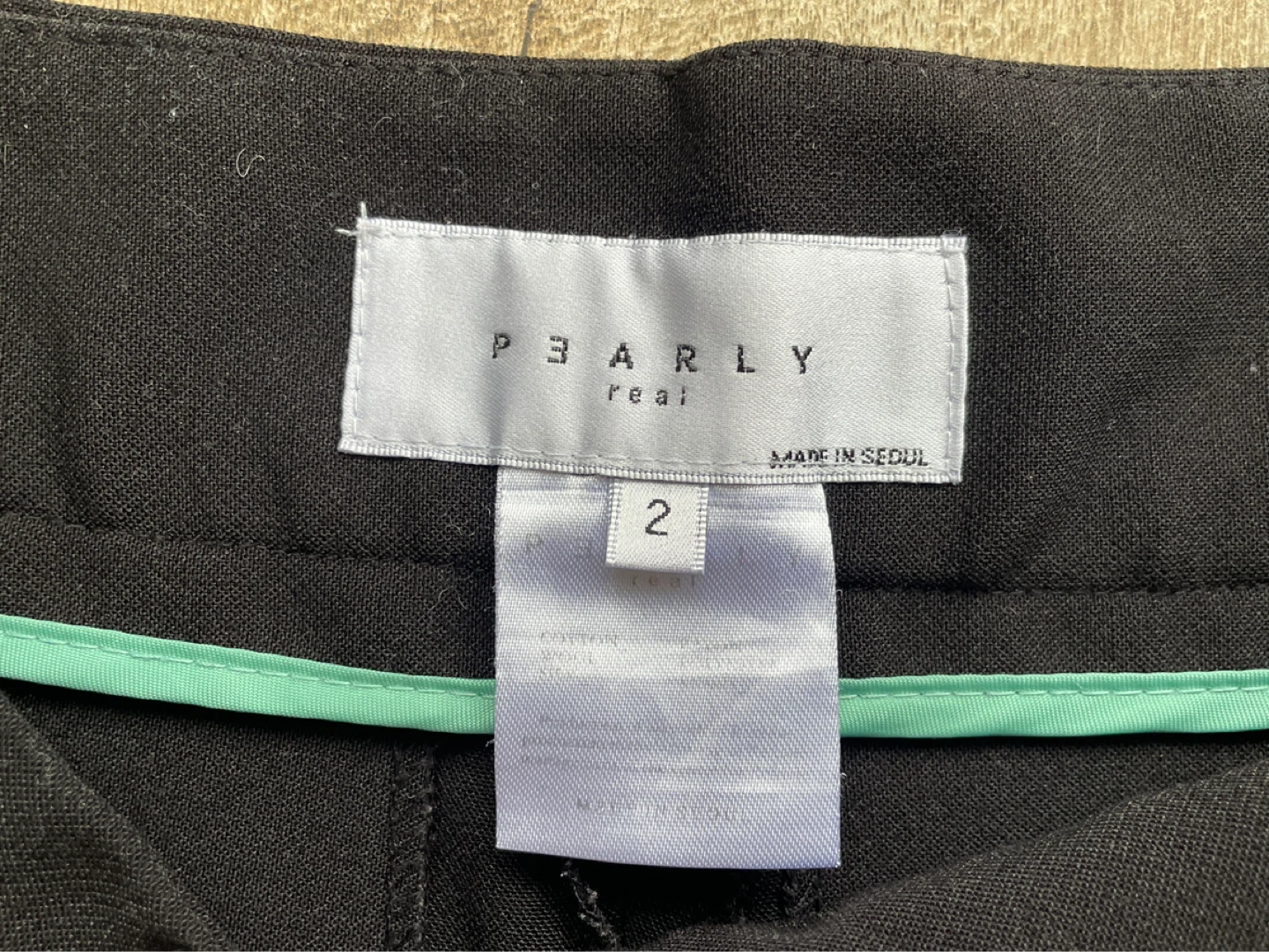 Pearly Real Black Women Suit Pants (Size 2) - photo 2