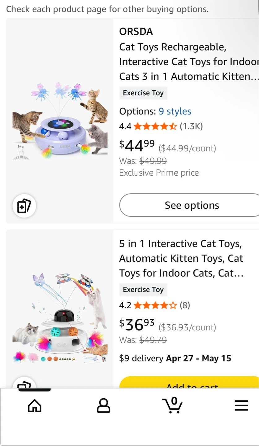 ORSDA 2-In-1 Interactive Cat Toy - photo 2