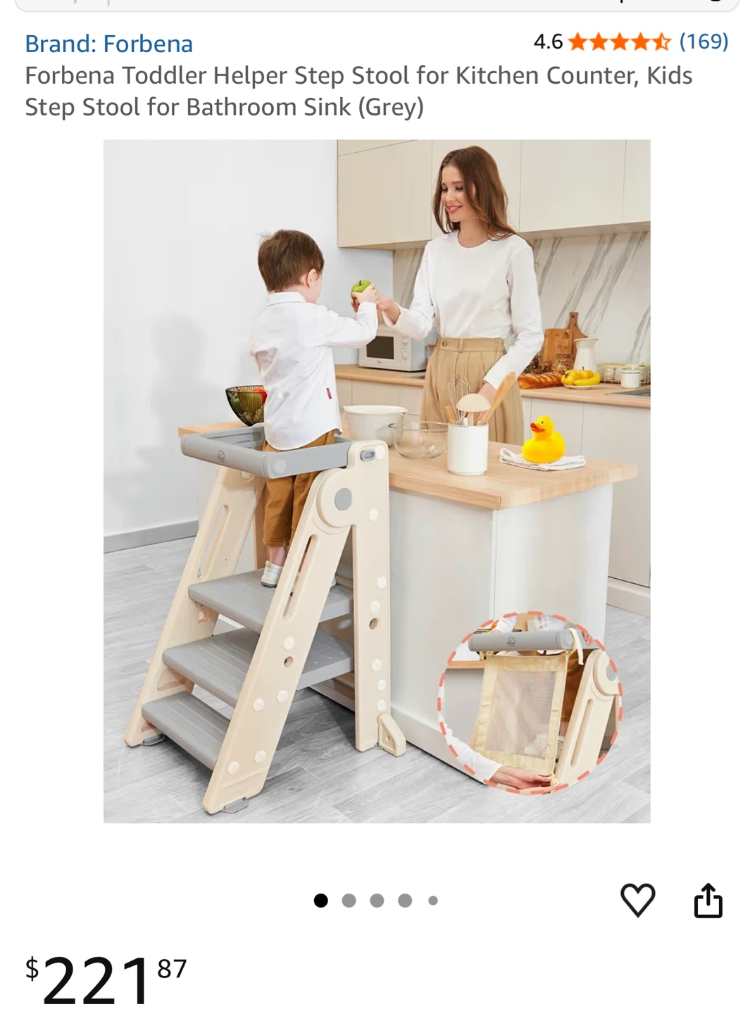 Onasti Toddler Helper Step Stool