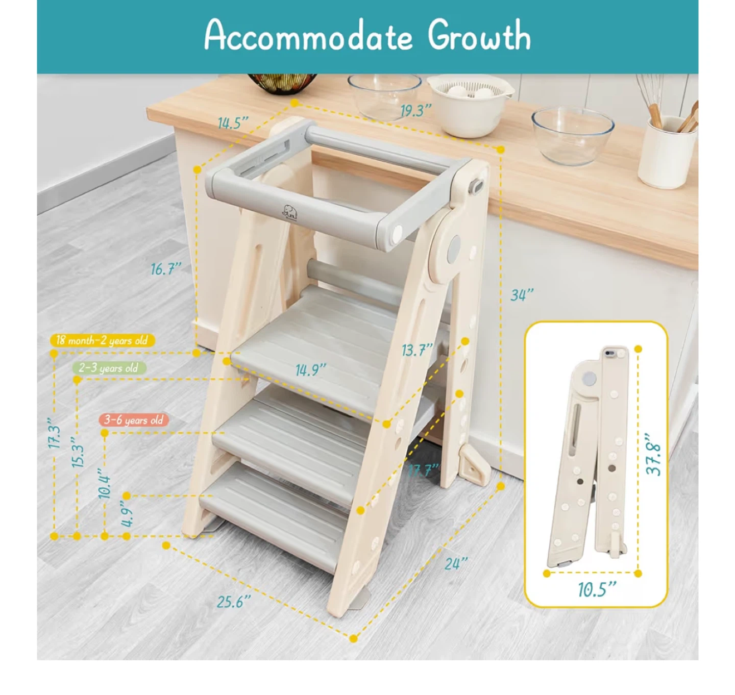 Onasti Toddler Helper Step Stool - photo 3
