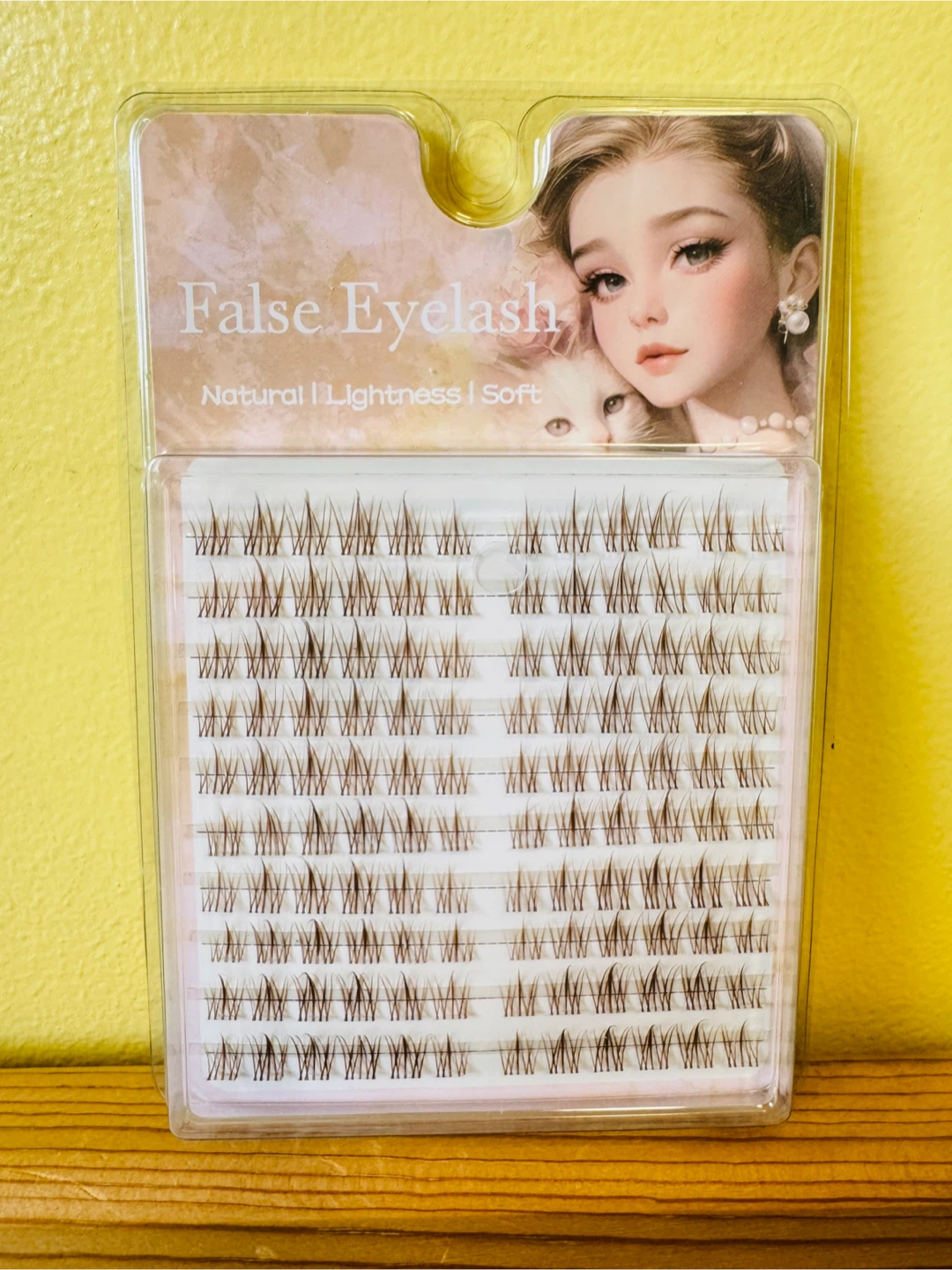 False Eyelash / False Lashes / Naked Lash in dark brown colour