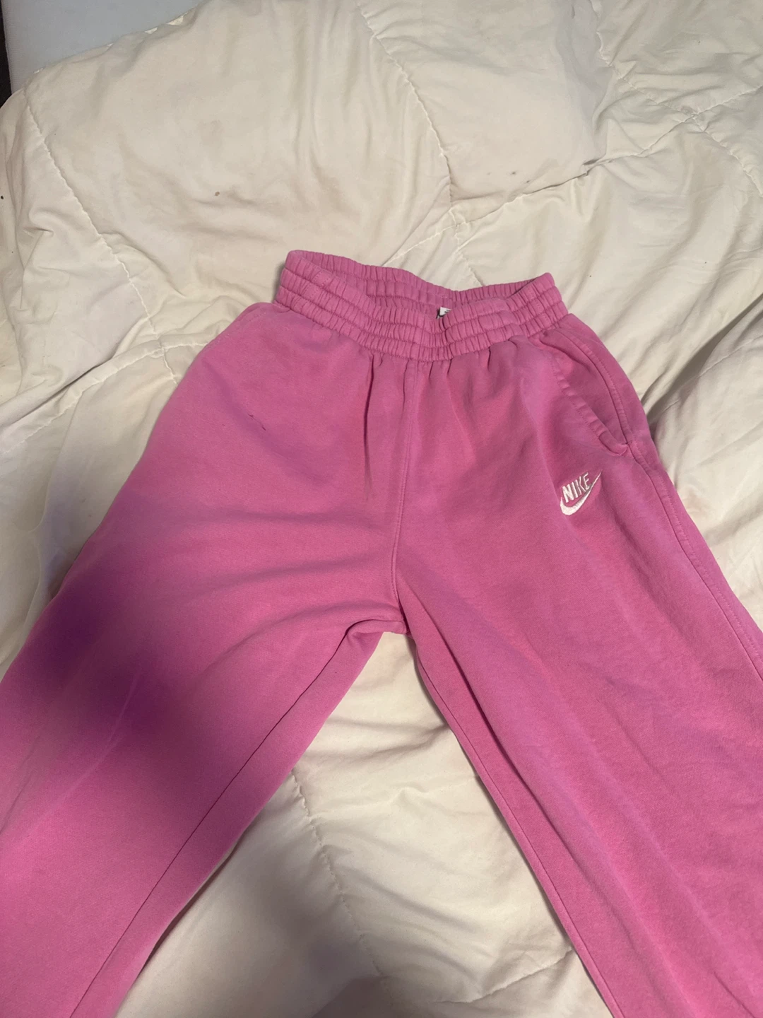 Pink nike sweatpants