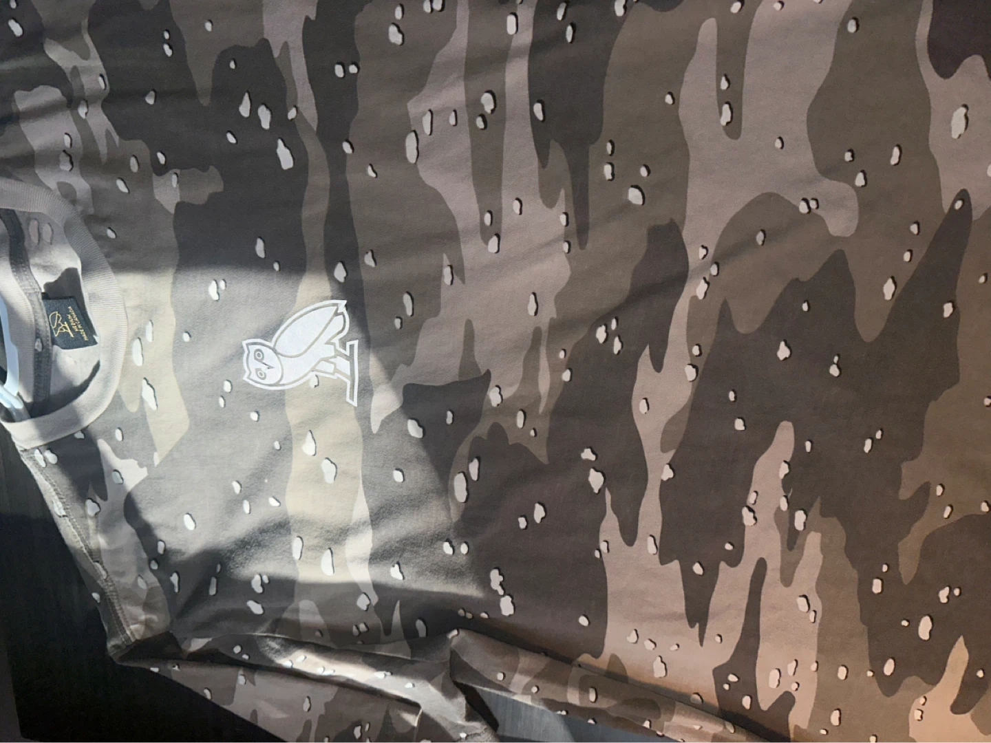 OVO Owl Camo  Sleeve T-Shirt