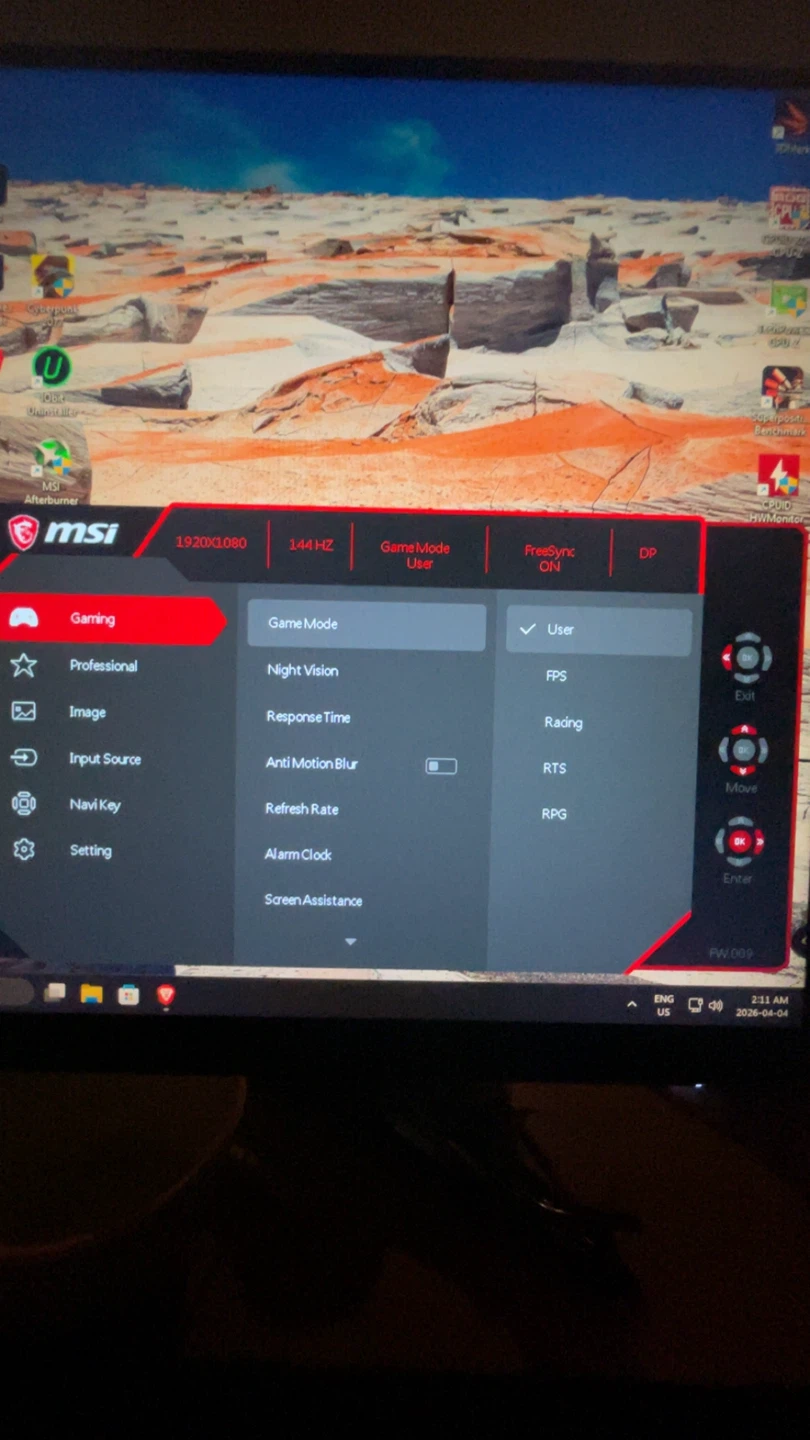 MSI Gaming Monitor 1440p 27 inch 1080p - photo 2