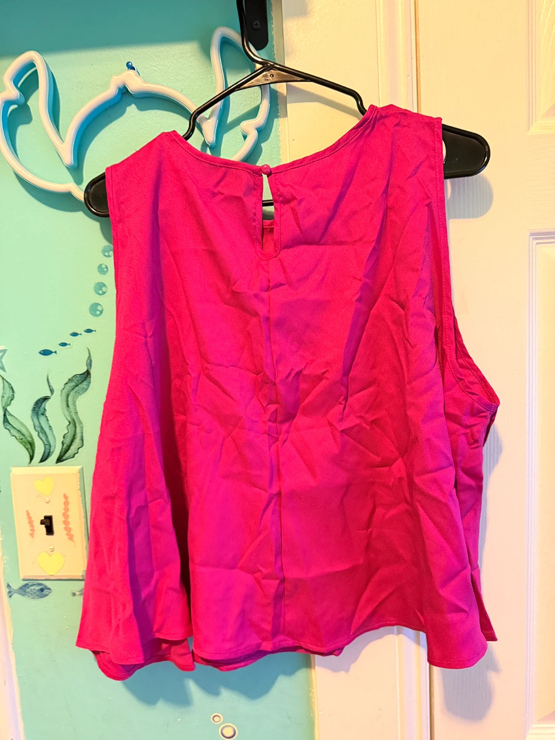 SHEIN CURVE Hot Pink Sleeveless Top and Pants Set - 2XL - photo 4