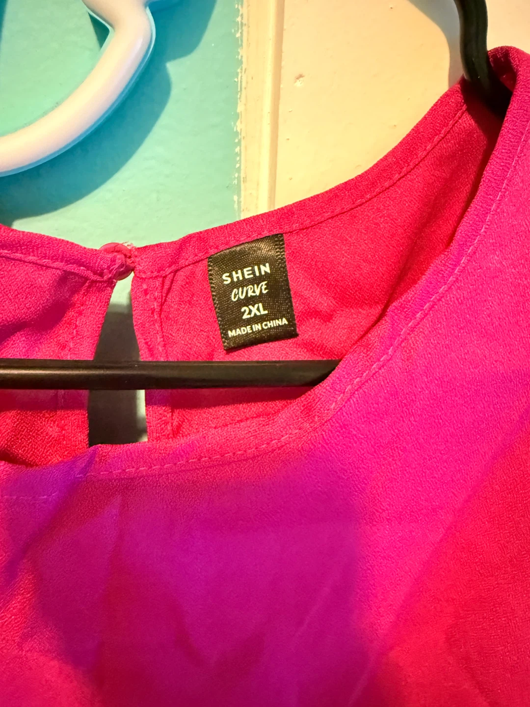 SHEIN CURVE Hot Pink Sleeveless Top and Pants Set - 2XL - photo 3