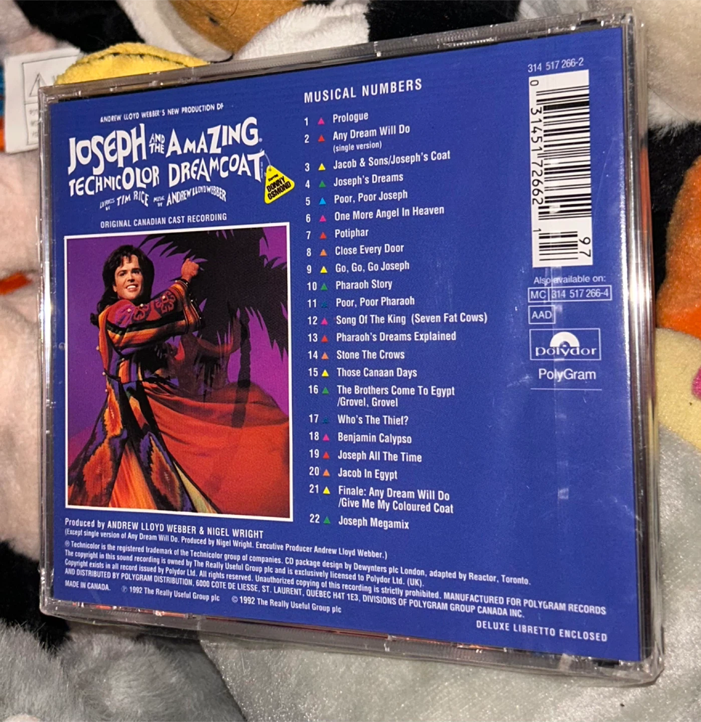 Joseph and the Amazing Technicolor Dreamcoat Original CD - photo 2