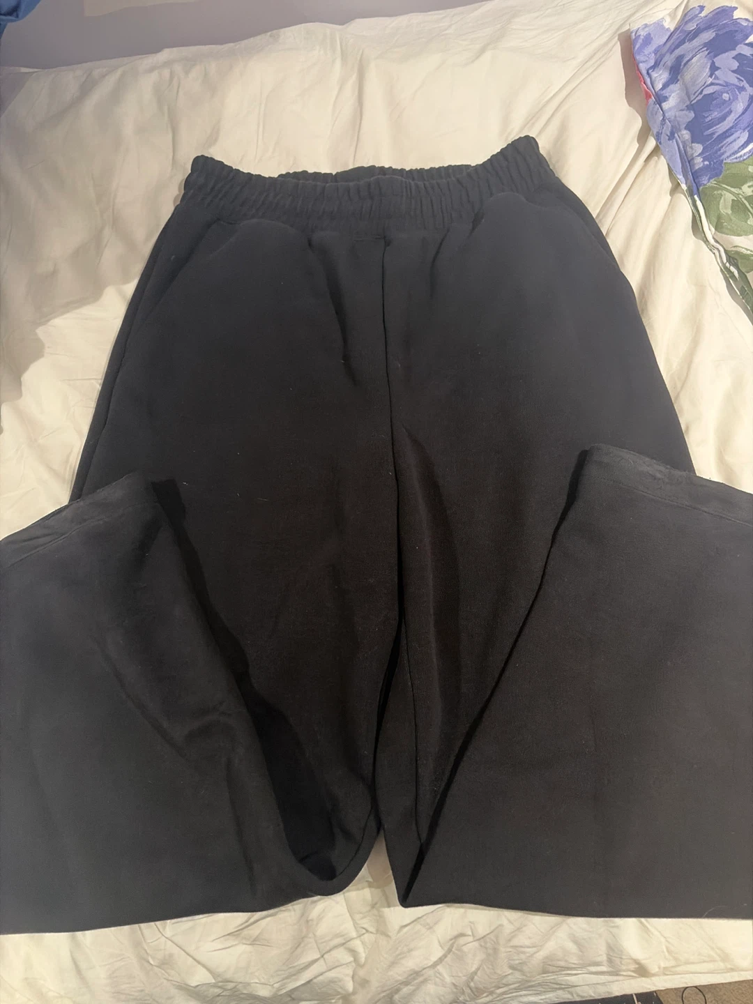 UNIQLO Black Wide Leg Pants