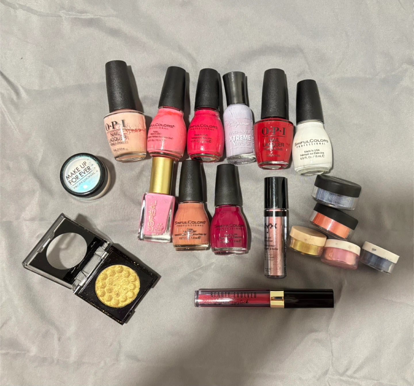 Assorted Makeup Lot: OPI, L'Oréal, NYX, Make Up For Ever - photo 2