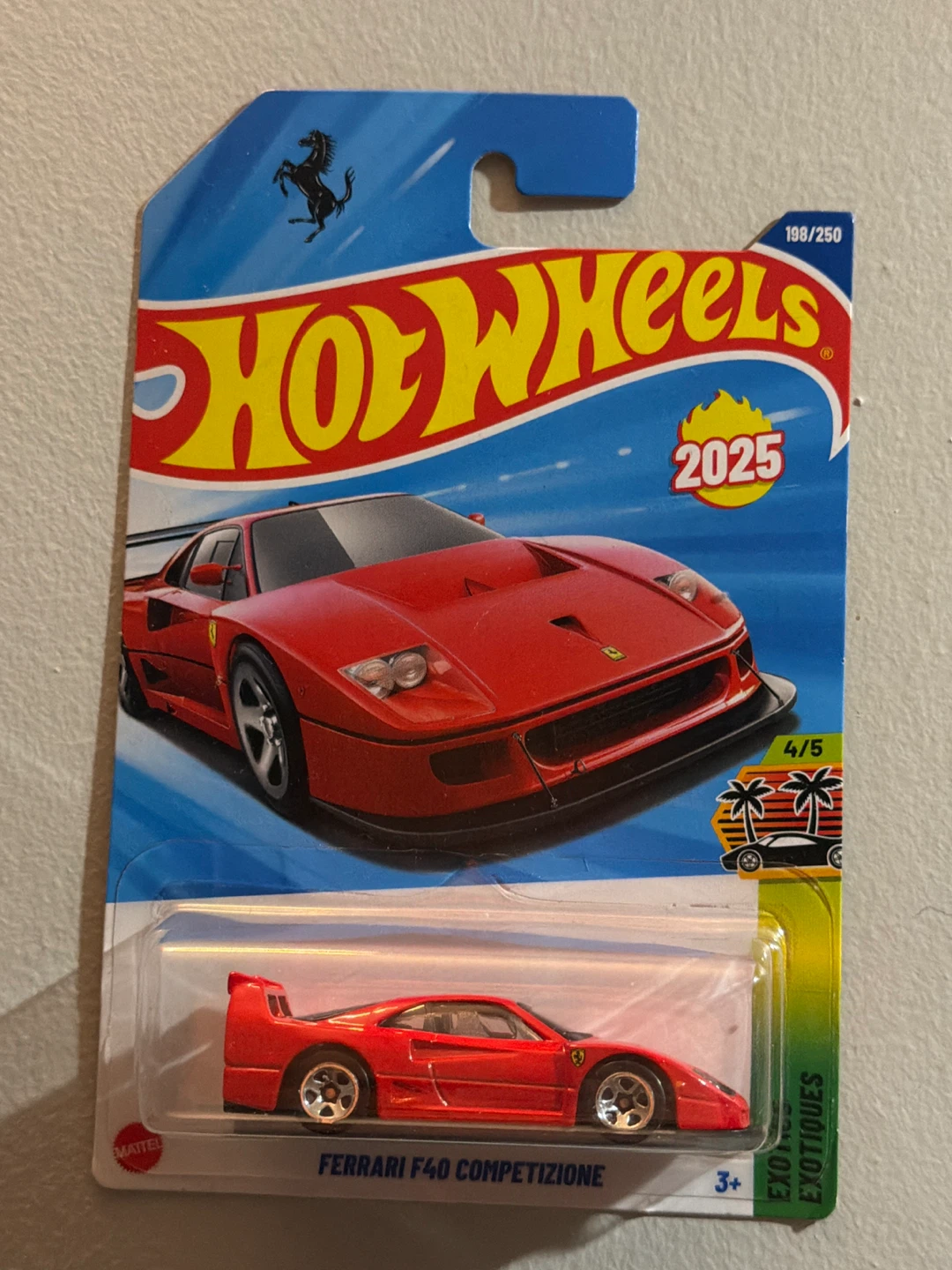 Hot Wheels Ferrari F40 Competitione Die-Cast Car