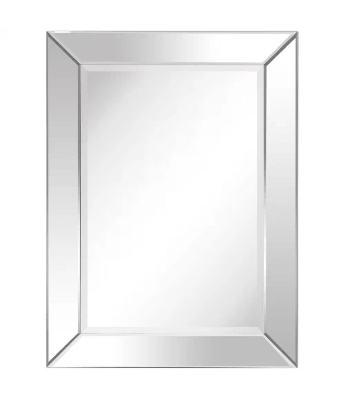 Empire Art Direct Moderno Beveled Rectangle Wall Mirror