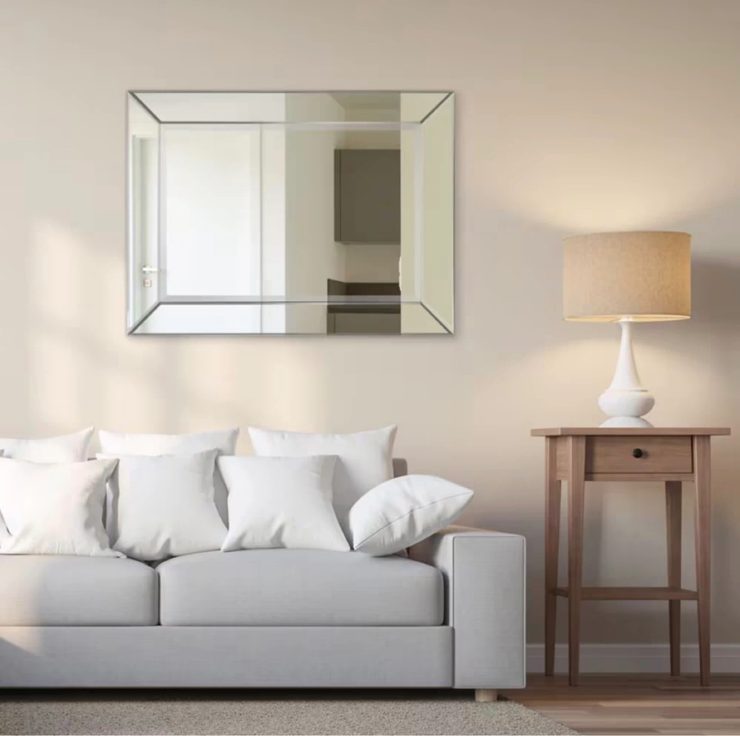 Empire Art Direct Moderno Beveled Rectangle Wall Mirror - photo 2