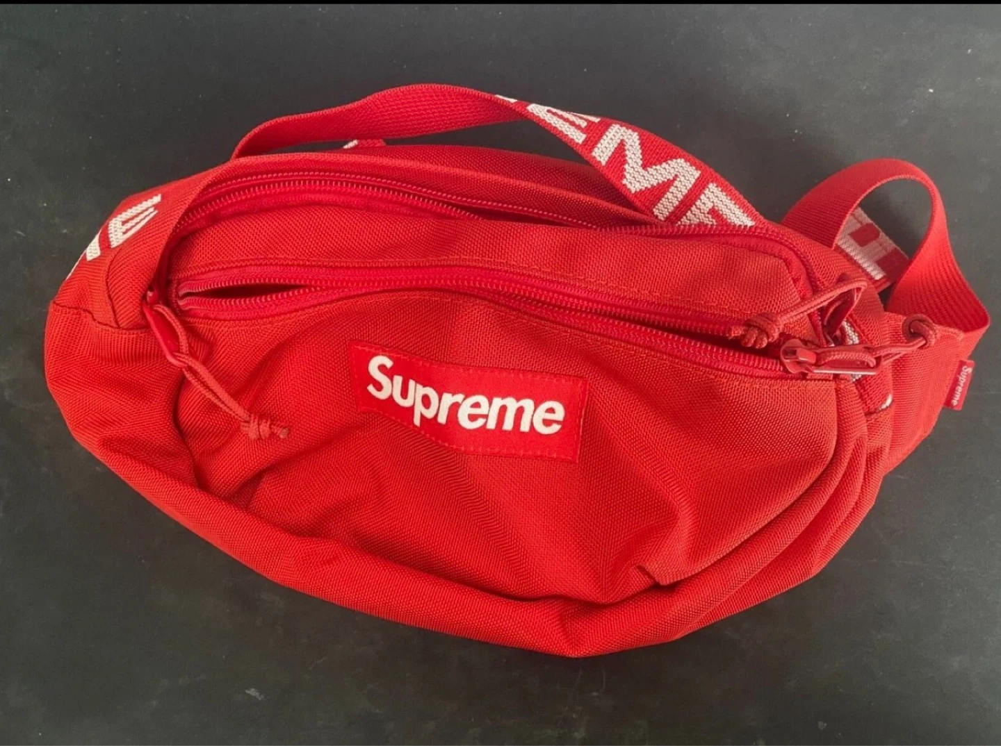 Supreme Red Fanny Pack Waist Bag
