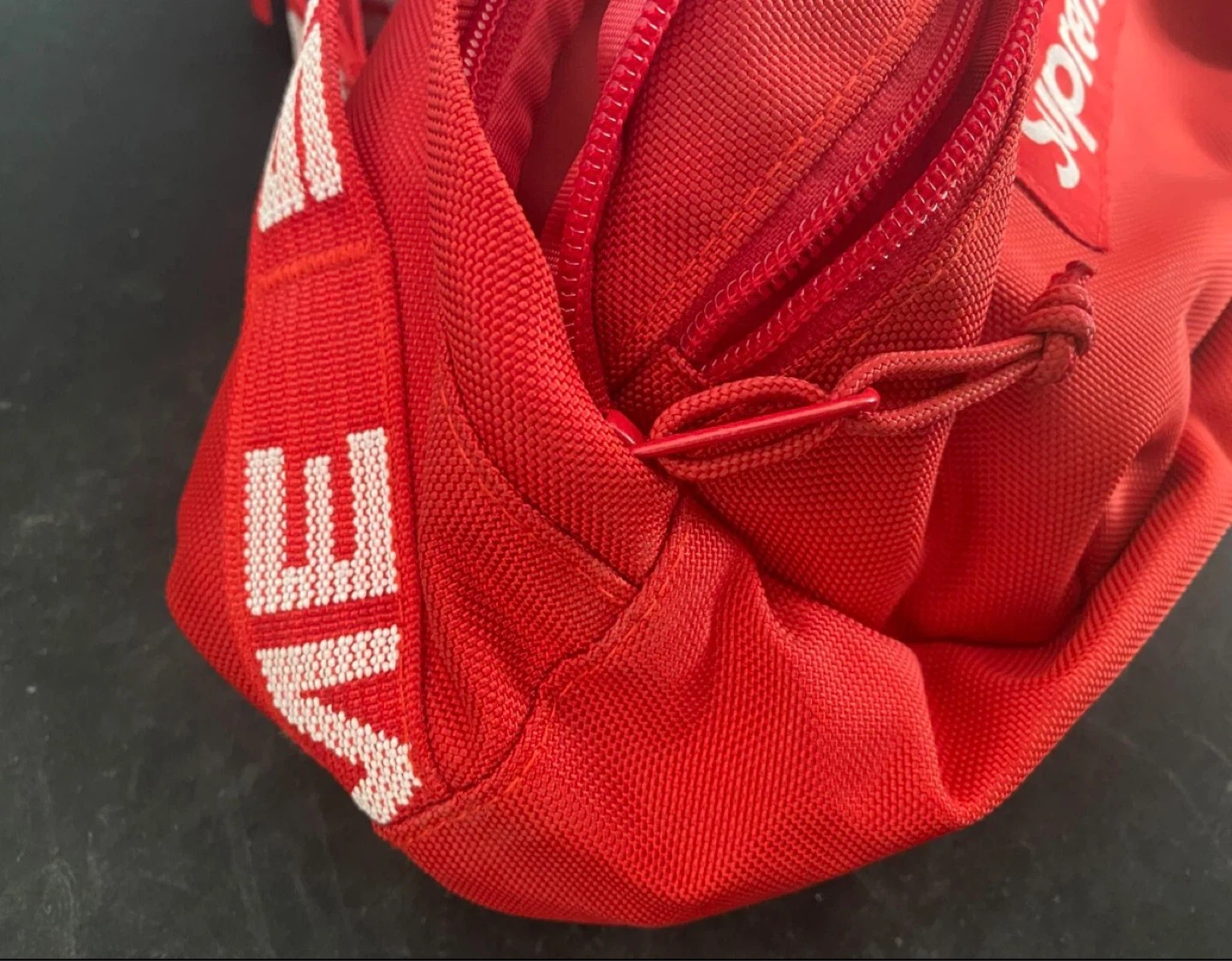 Supreme Red Fanny Pack Waist Bag - photo 4