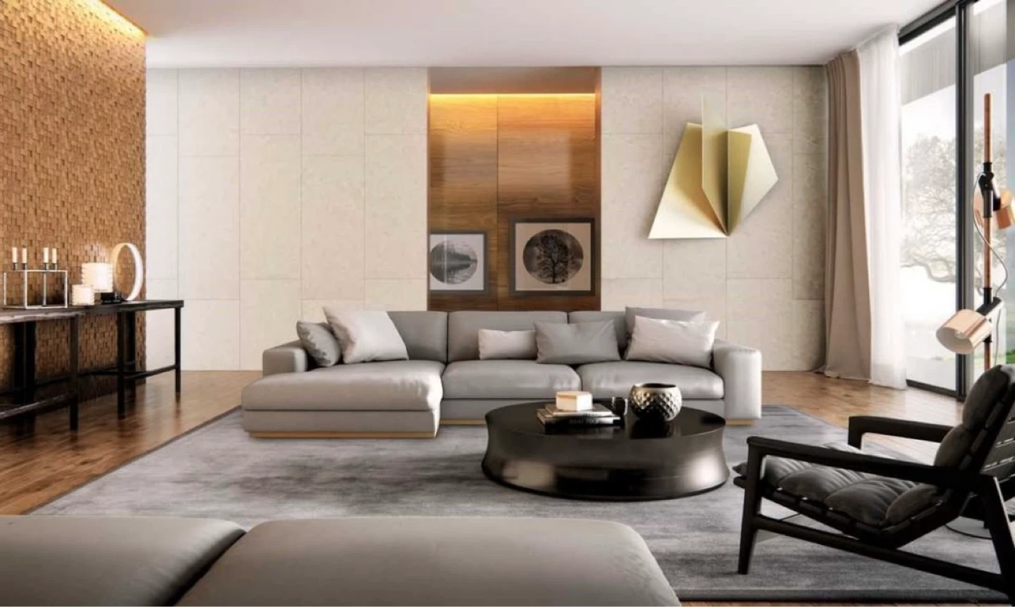 Grey Sectional Sofa with Chaise - photo 5