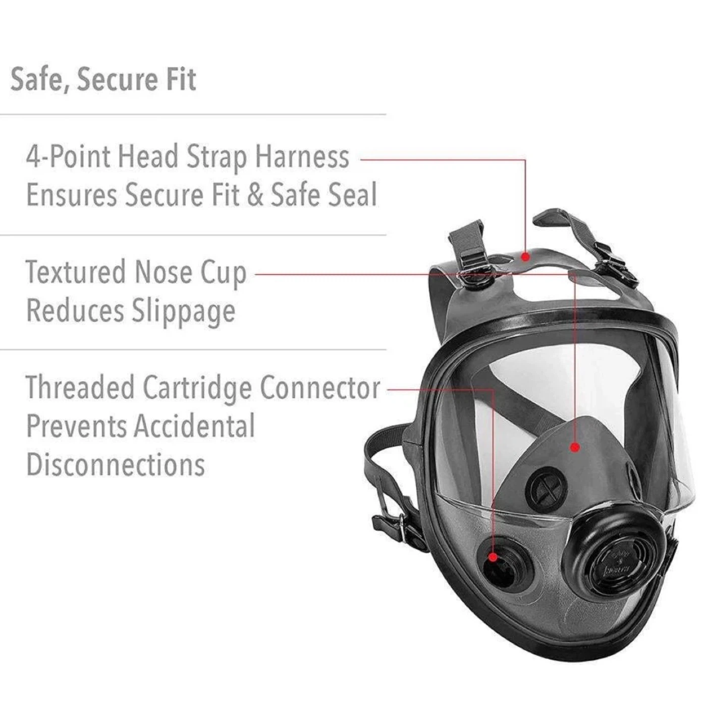 Full Face Respirator Mask - photo 3