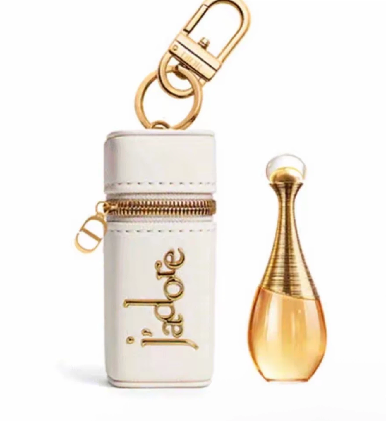 Dior J'adore Keychain Pouch with Mini Perfume