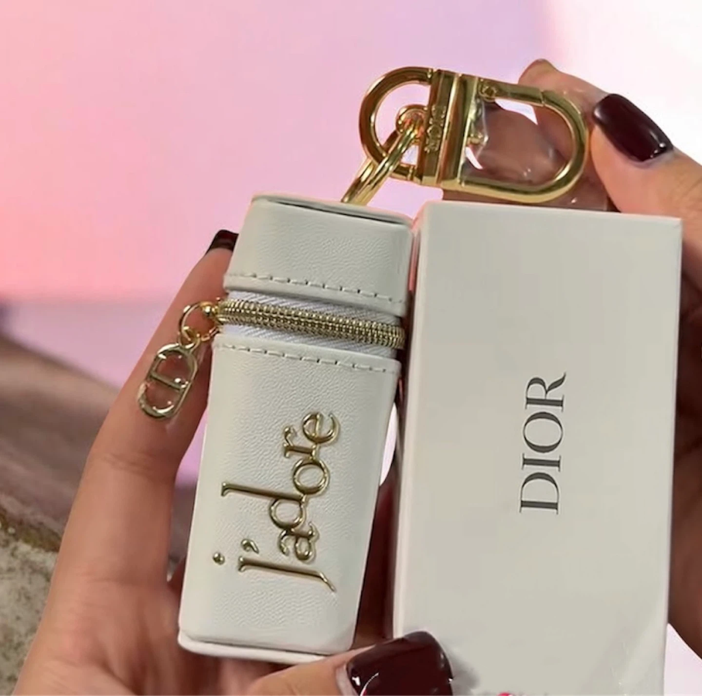 Dior J'adore Keychain Pouch with Mini Perfume - photo 2