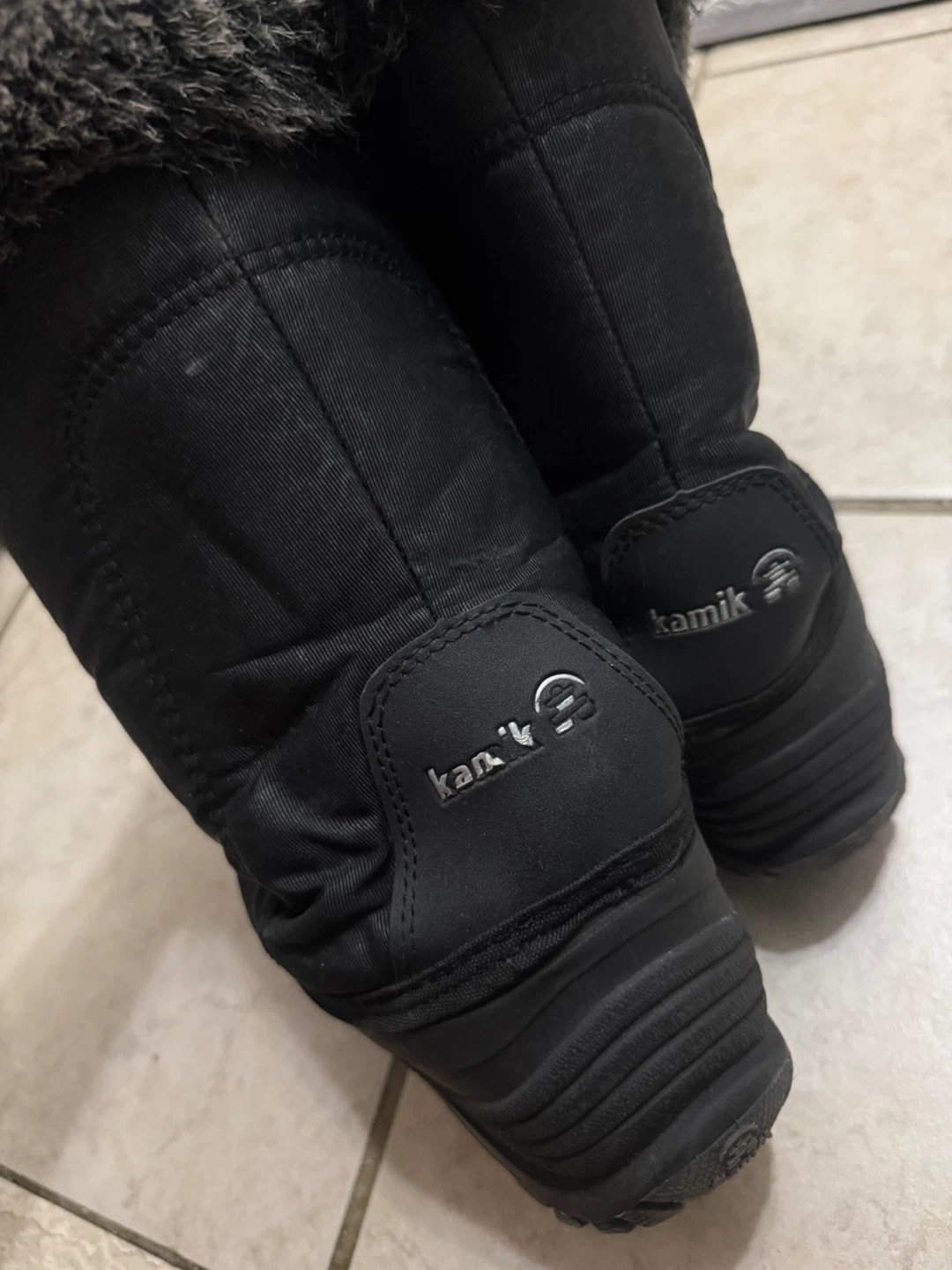 Kamik Black Faux Fur Lined Snow Boots - photo 3