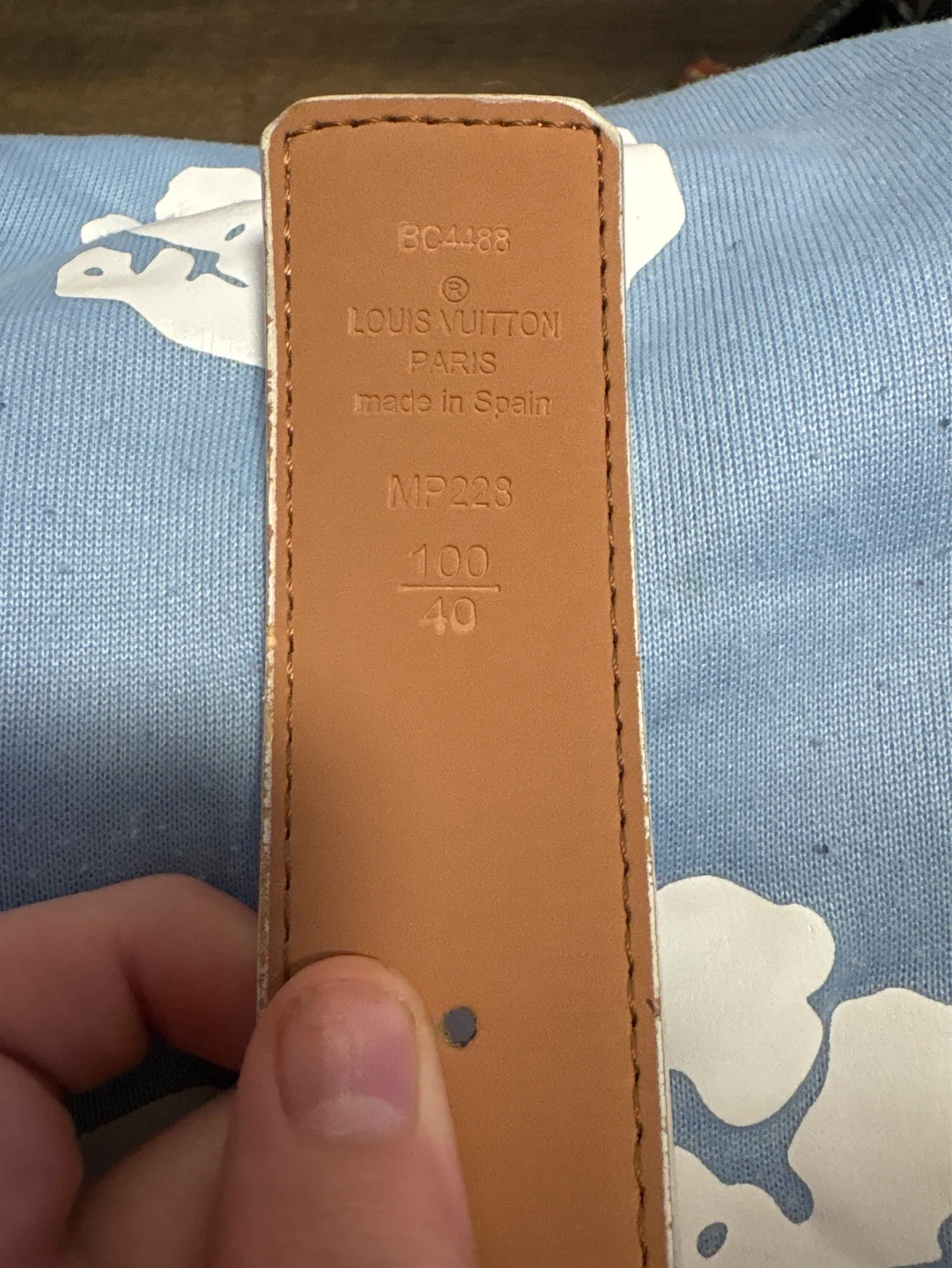 Louis Vuitton Monogram Belt - Size 100/40 - photo 3