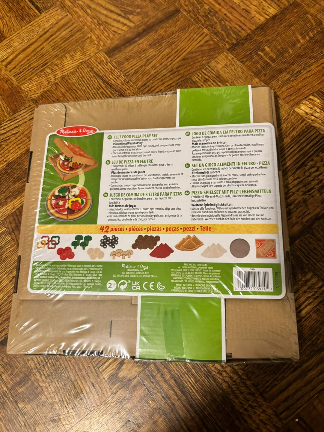 Melissa & Doug Felt Pizza Play Set *NEW* - photo 2